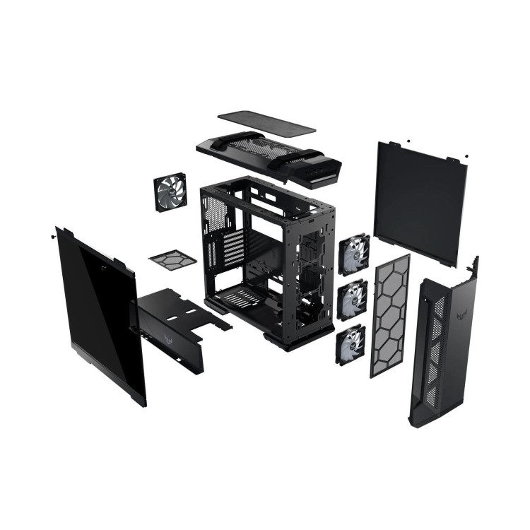 ASUS TUF GT501 Mid Tower Gaming PC Case Black
