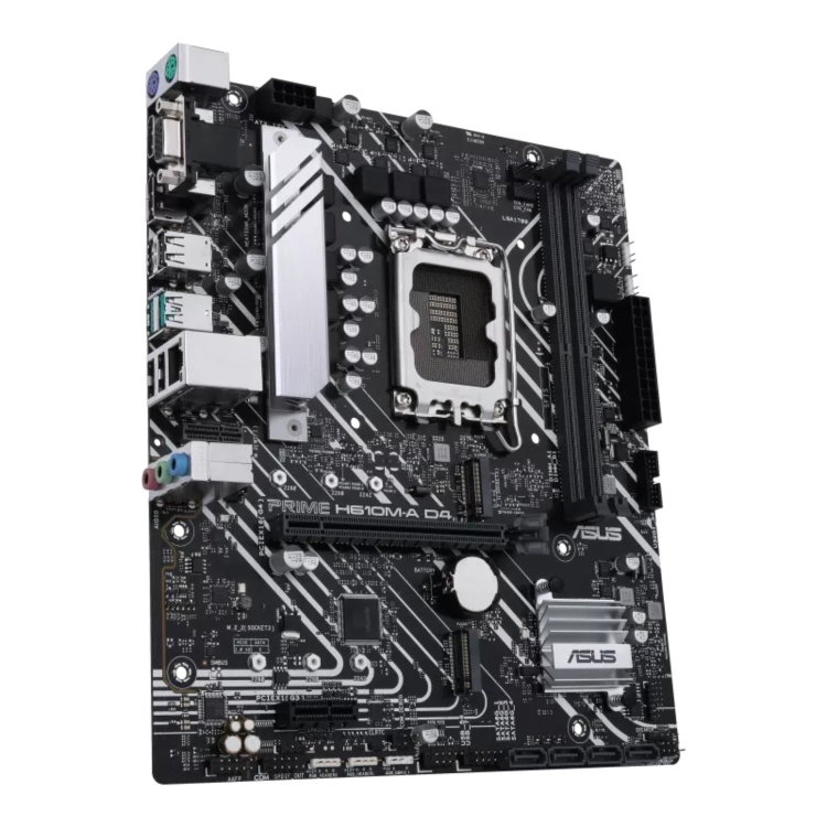 Asus Intel Prime H610M-A D4 Intel H610 LGA 1700 DDR4 Micro ATX Motherboard