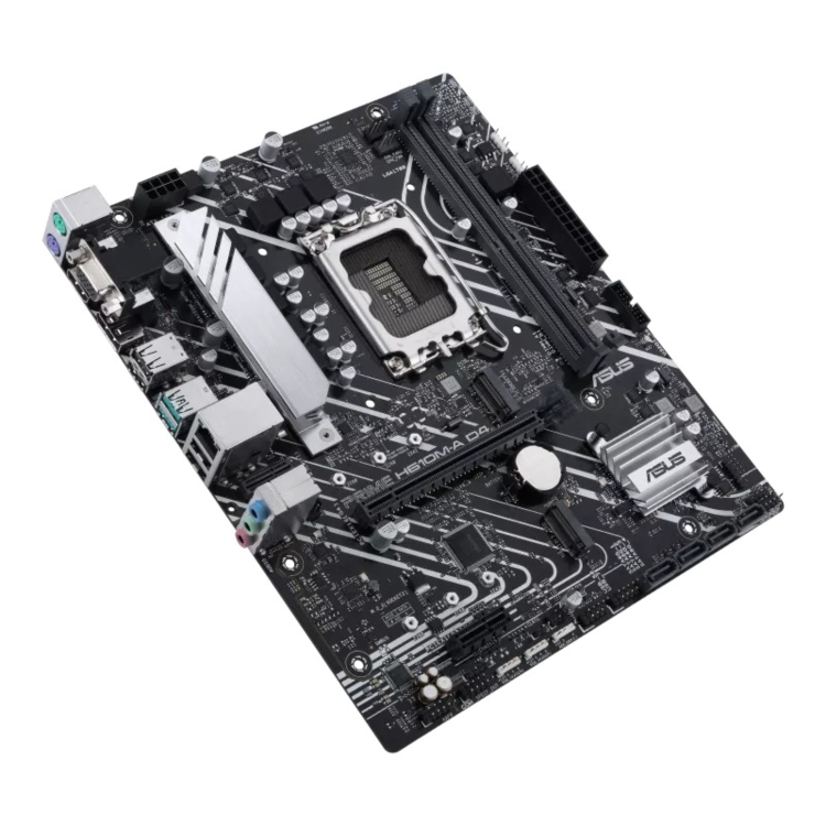 Asus Intel Prime H610M-A D4 Intel H610 LGA 1700 DDR4 Micro ATX Motherboard