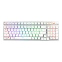 90MP037A-BKEA30 ASUS ROG Strix Scope II 96 Wireless Gaming Keyboard White, Tri-Mode Connection, Dampening Foam & Switch-Dampening Pads, Hot-Swappable Pre-lubed ROG NX Snow Switches, PBT Keycaps, RGB-White, UK Layout