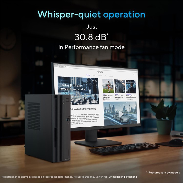 ASUS ExpertCenter P500 SFF Intel Core i5 13420H 16GB RAM 512GB SSD Windows 11 Pro Desktop PC