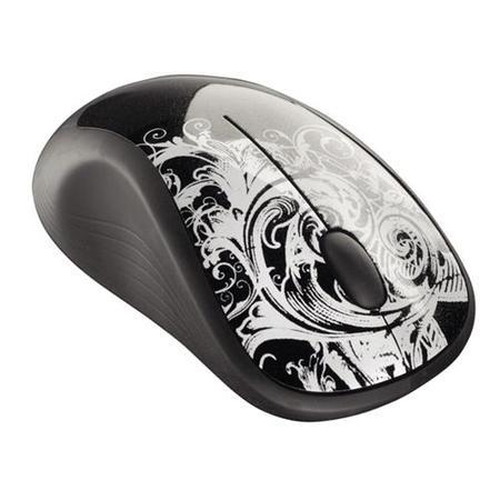 Logitech Fantasy Collection Wireless Mouse M310 - Black/Fleur Dark