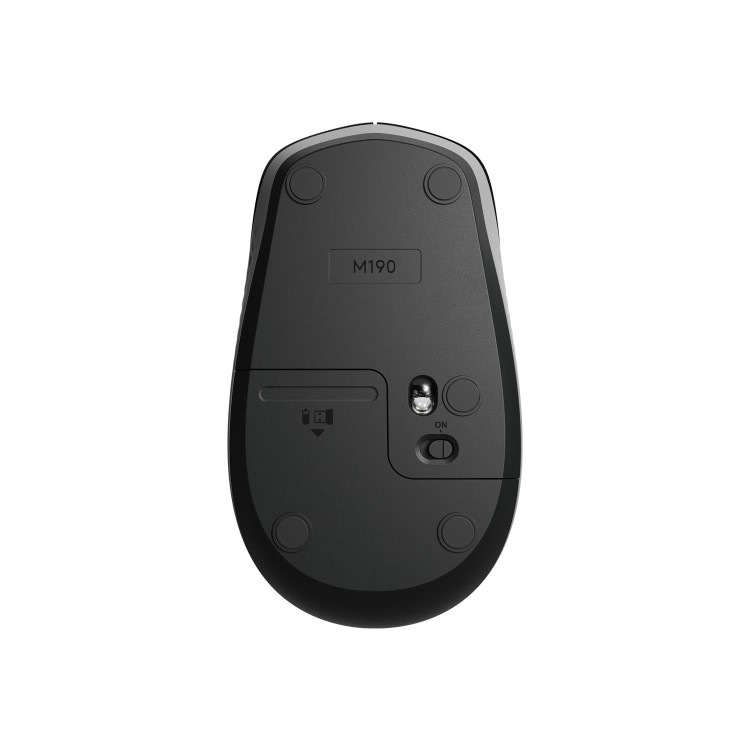 Logitech M190 Full Size Wireless Mouse Black