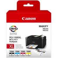 Canon PGI-1500XL C/M/Y/BK Mulitipack High Yield Ink Cartridge Canon PGI-1500XL C/M/Y/BK Mulitipack High Yield Ink Cartridge