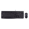Logitech MK120 Wired Keyboard and Mouse Combo Black