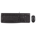 920-002552 Logitech MK120 Wired Keyboard and Mouse Combo Black