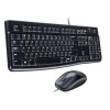 Logitech MK120 Wired Keyboard and Mouse Combo Black