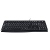 Logitech MK120 Wired Keyboard and Mouse Combo Black