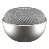 Ninety7 JOT Portable Battery Case for Google Home Mini - Silver