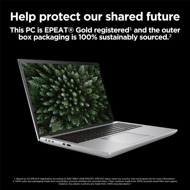 ZBook Fury 16 G11 Mobile Workstation PC, 16", Windows 11 Pro, Intel Core™ i7, 32GB RAM, 1TB SSD, RTX™ A1000, WUXGA