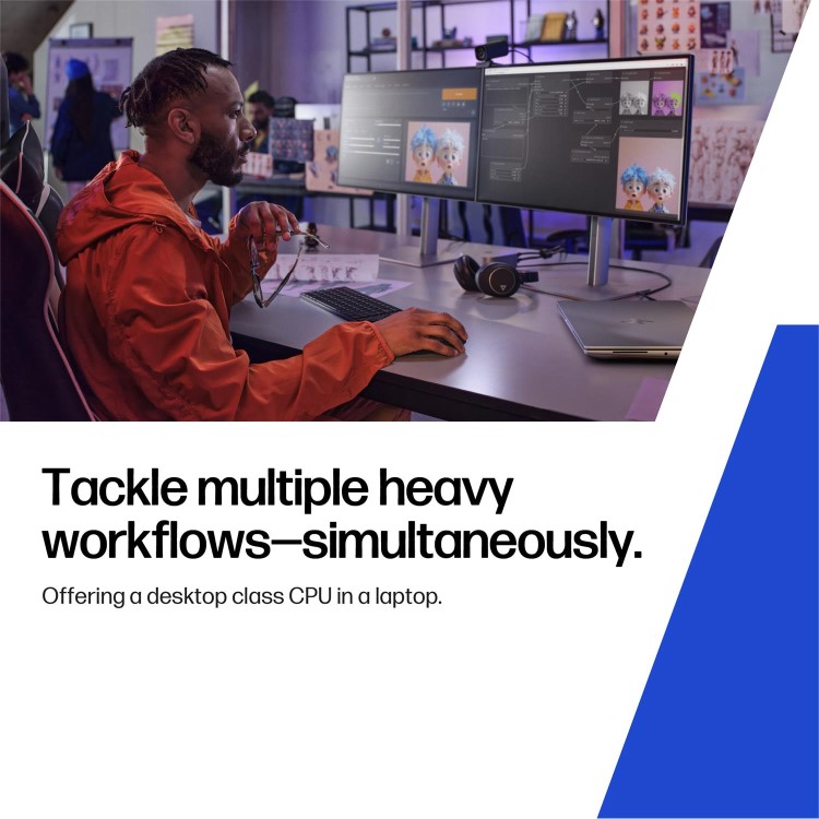 ZBook Fury G1i 18 inch Mobile Workstation PC  - Data Science, 18", Windows 11 Pro, Intel Core™ Ultra 7, 32GB RAM, 1TB SSD, NVIDIA RTX™ PRO 1000 Blackwell, WQXGA