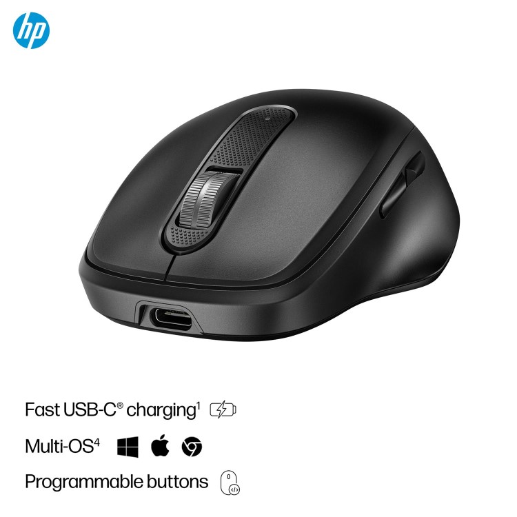 HP 515 Ultra-Fast Rechargeable Bluetooth Wireless Mouse