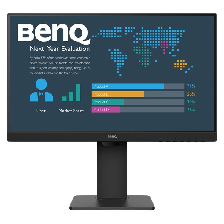 Refurbished BenQ BL2486TC 23.8" IPS Full HD 100Hz USB-C Business Monitor