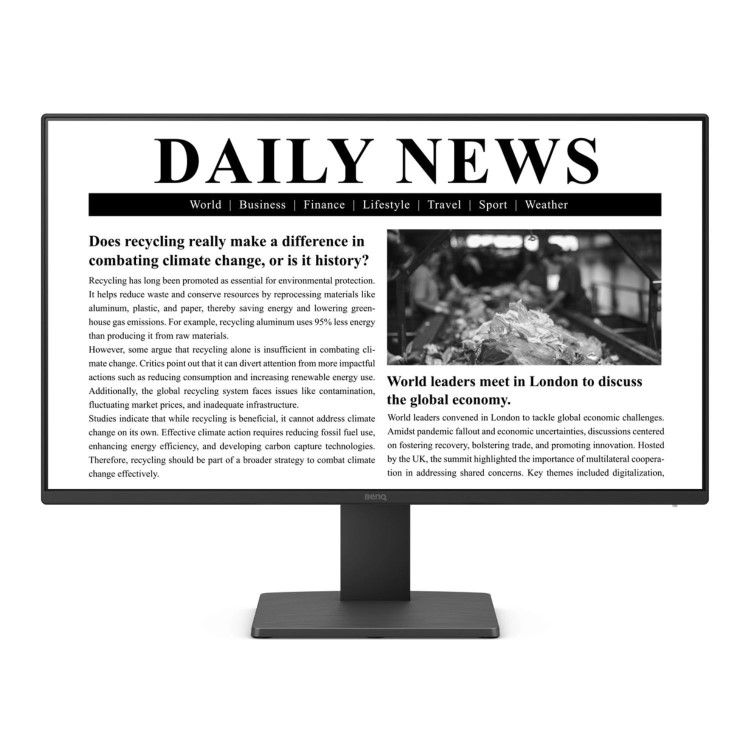 Refurbished BenQ GW2491 24" IPS Full HD 100Hz Eye Care Monitor