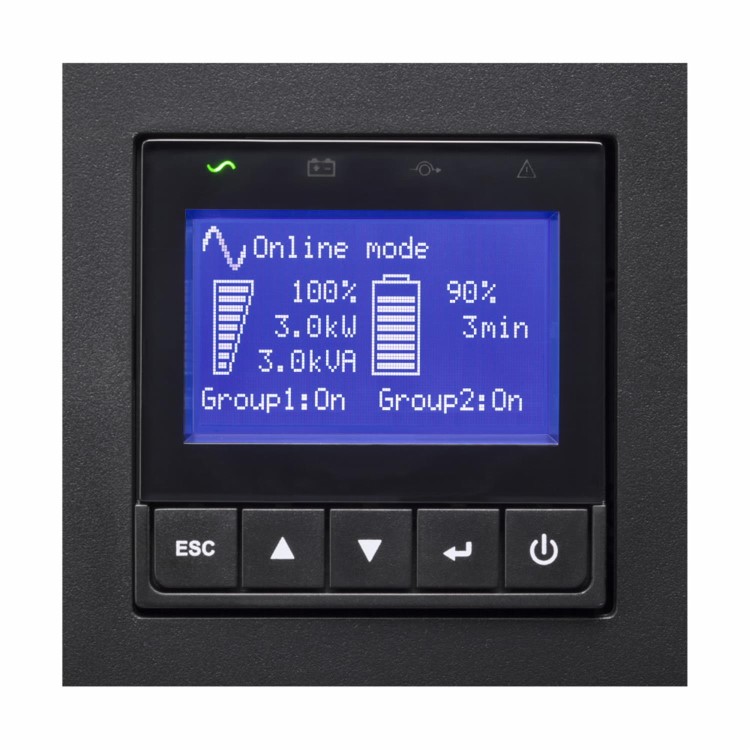 Eaton 9PX - Netpack - UPS (rack-mountable / external) - AC 200/208/220/230/240 V - 3000 Watt - 3000 VA - 1-phase - 9 Ah