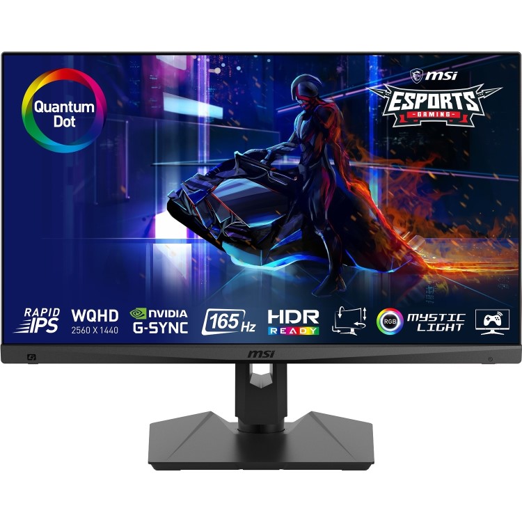 MSI Optix MAG274QRF-QD 27" IPS WQHD 165Hz G-Sync Gaming Monitor