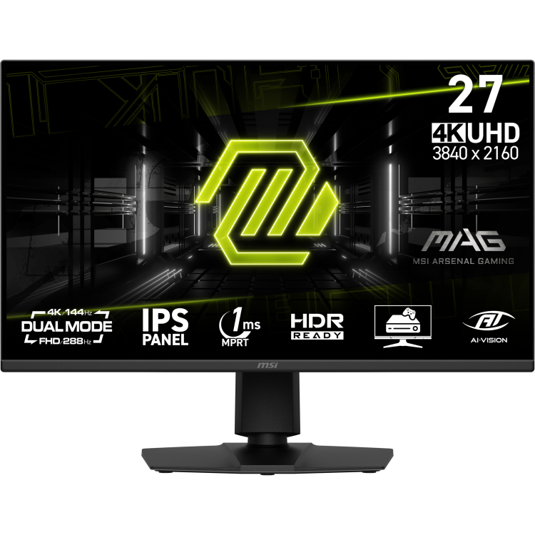 Refurbished MSI MAG 275UPD E14 27" IPS UHD 144Hz Full HD 288Hz 1ms Gaming Monitor