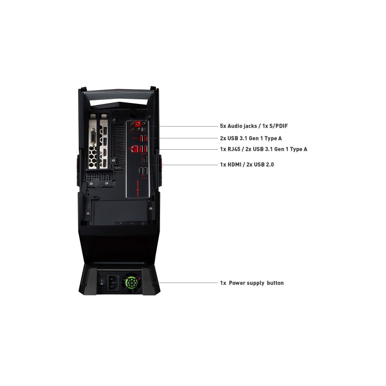Refurbished MSI Aegis 3 Core i5-8400 8GB 1TB & 128GB GTX 1060 3GB Windows 10 Gaming PC