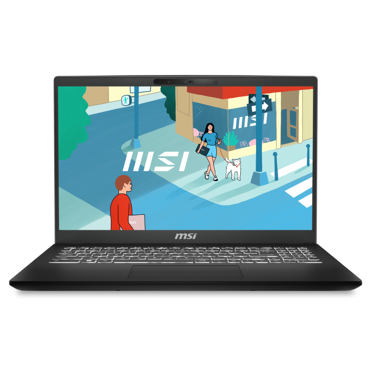 Refurbished MSI Modern 15 Intel Core i7 16GB RAM 512GB SSD 15.6 Inch Windows 11 Laptop