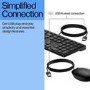 HP 320MK Full Size Wired Desktop Keyboard and Mouse Combo