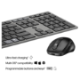 HP 725 Multi-Device Rechargeable Wireless Keyboard and Mouse Combo