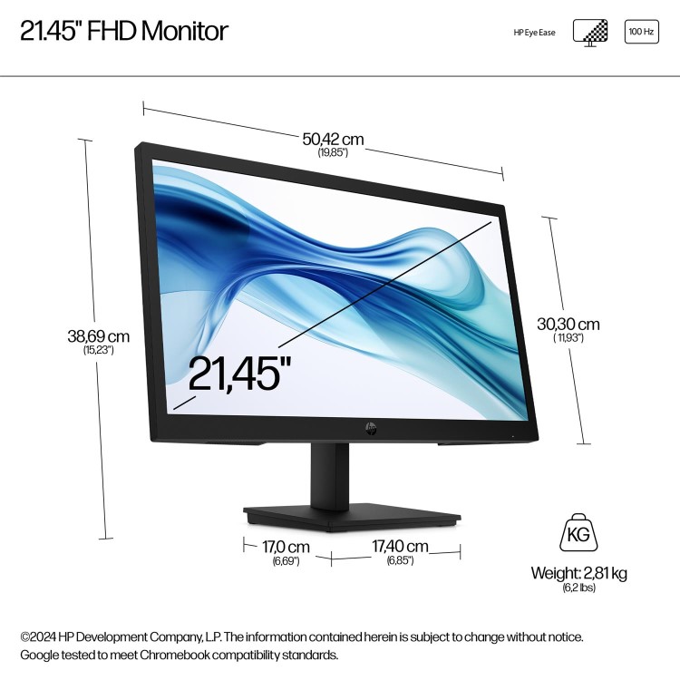 HP Series 3 Pro 322pv 22" VA Full HD 100Hz Monitor