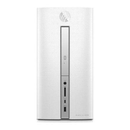 Refurbished HP Pavilion 570-p059na Core i5-7400 8GB 3TB + 128GB SSD DVD-Writer Windows 10 Desktop in White