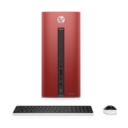 Refurbished HP Pavilion 550-202na Intel Core i5-6400 8GB 3TB 128GB SSD Radeon R5 Graphics Windows 10 Desktop in Red