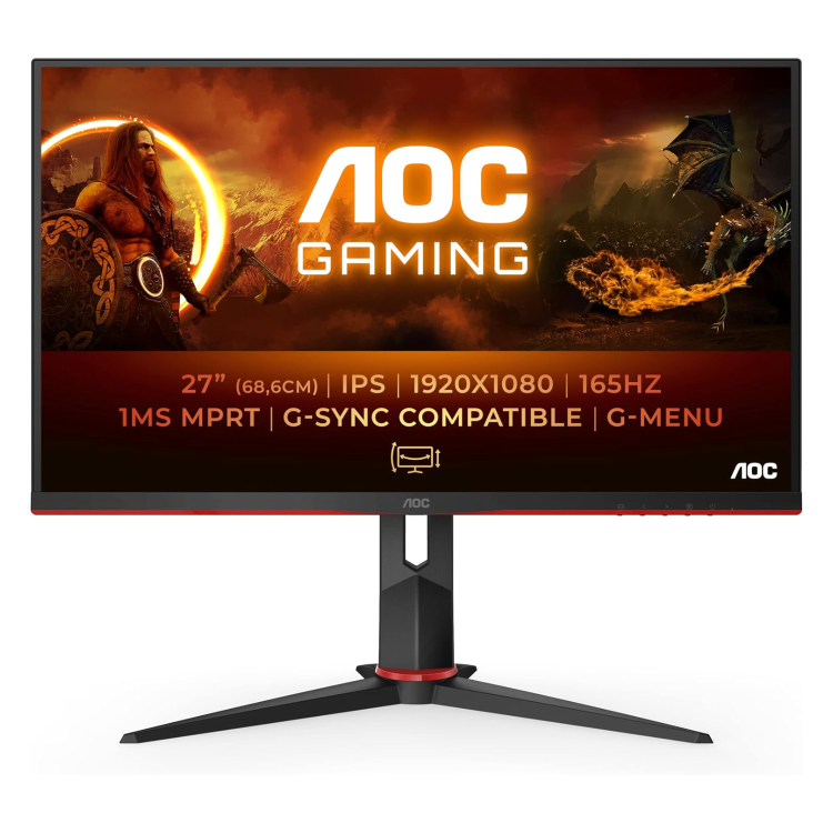 Refurbished AOC Gaming 27G2SP 27" IPS FHD 165Hz 1ms FreeSync Gaming Monitor
