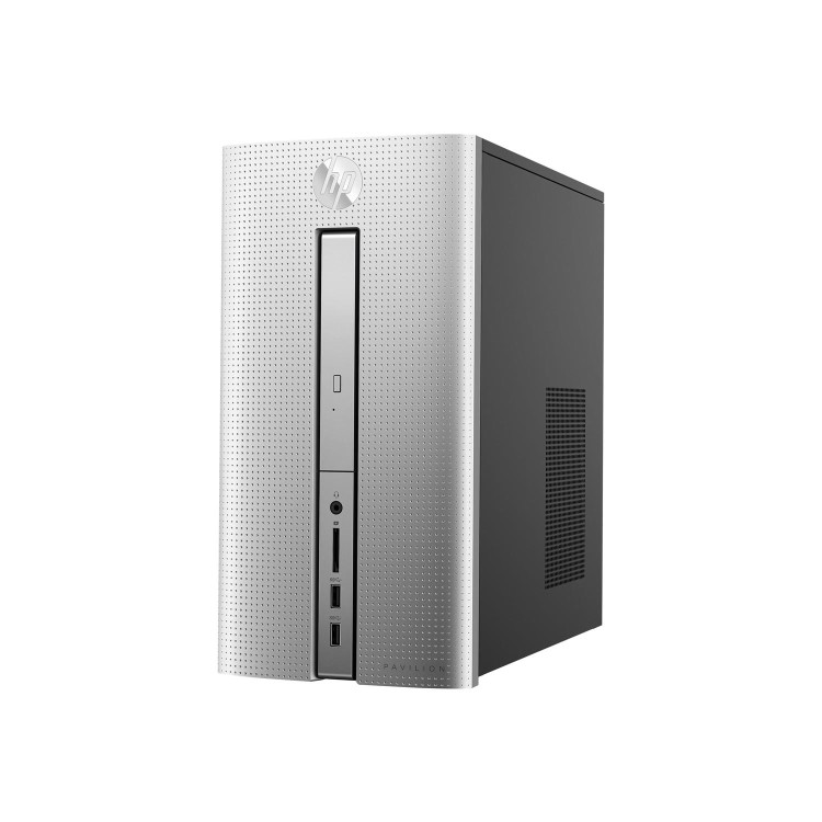 Refurbished HP Pavilion 570-p552na Core i5-7400 8GB 1TB + 128GB SSD Windows 10 Desktop PC in Silver