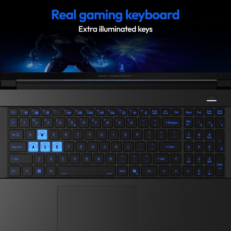 Medion Erazer Deputy P15 Intel Core 5 16GB RAM 1TB SSD RTX 5060 144Hz 15.6 Inch Windows 11 Gaming Laptop