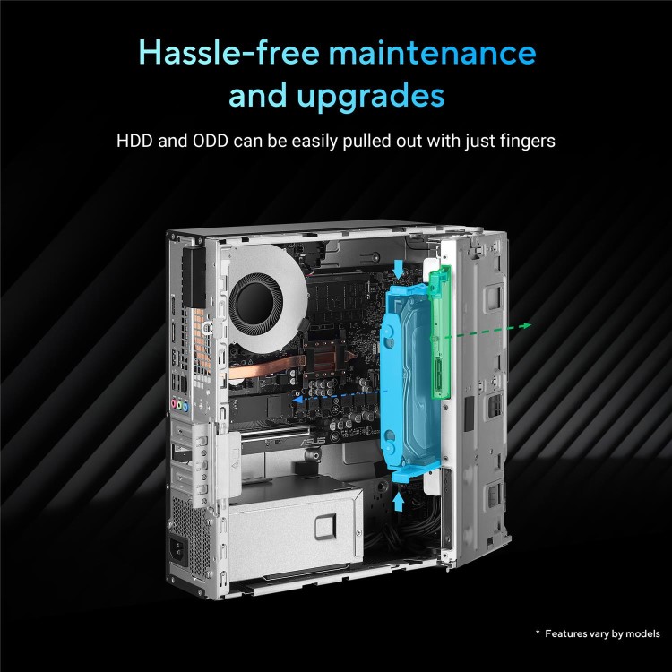 ASUS ExpertCenter SFF Intel Core i5-13420H 16GB RAM 512GB SSD Windows 11 Pro Desktop PC