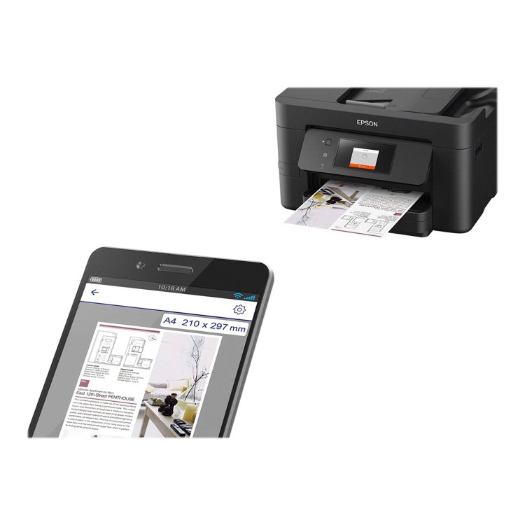 Epson WorkForce Pro A4 Multifunction Colour Inkjet Printer