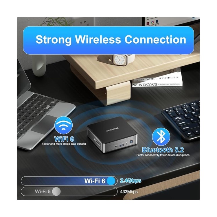 Refurbished GEEKOM Mini Air 12 Intel 12th Gen Alder Lake N100 16GB 512GB Windows 11 Pro Mini PC