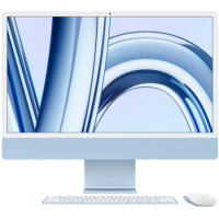 Apple iMac 2023 M3 8GB 256GB SSD 24 Inch 4.5K All-in-One - Blue