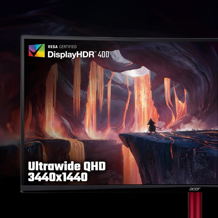 Refurbished Acer Nitro XZ342CU 34" VA 165Hz 5ms FreeSync Gaming Monitor