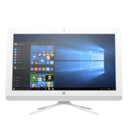 Refurbished HP 22-b000na Intel Celeron J3060 4GB 1TB 22 Inch  DVD-RW Windows 10 All in One PC in White