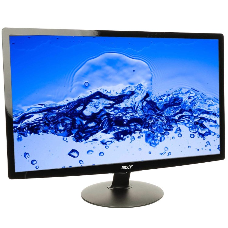 Refurbished Acer S240HL LED DVI HDMI Full HD 24 Inch Monitor in Black