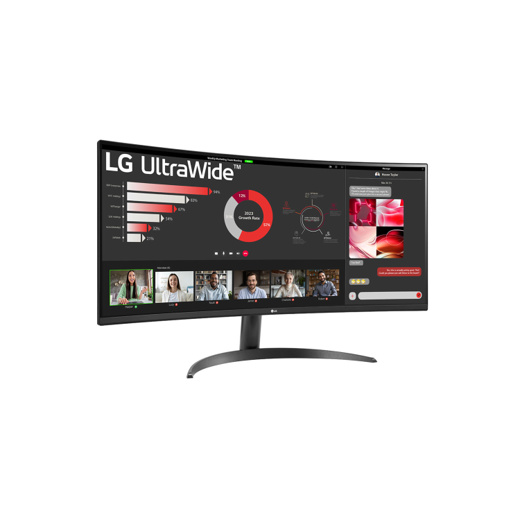 LG 34WR50QC 34" QHD UltraWide Curved Monitor