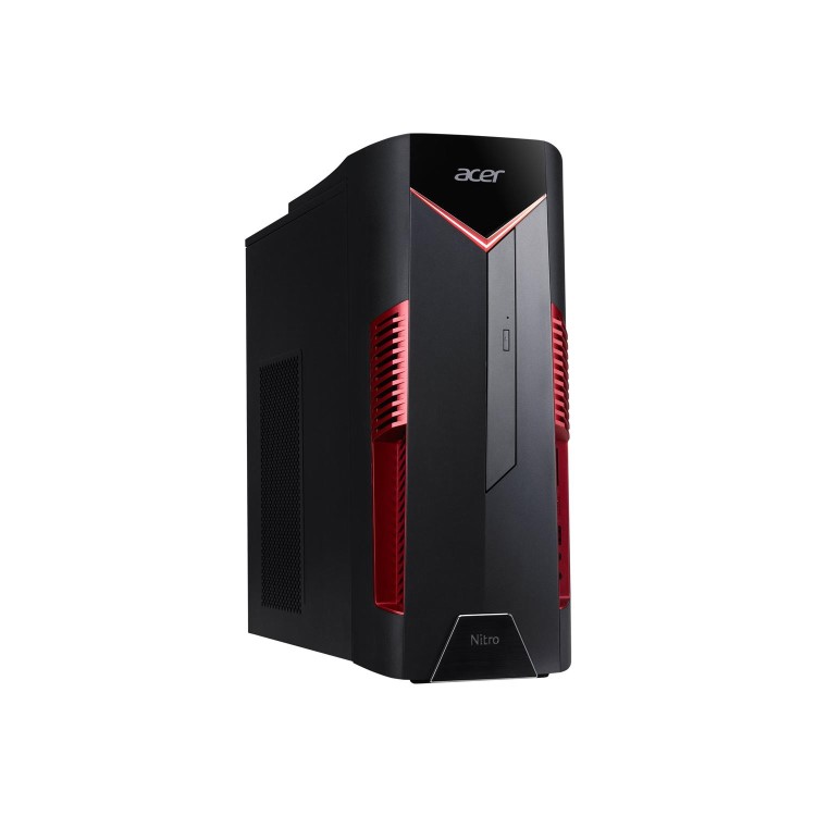 Refurbished Acer Nitro N50-600-29 Core i3-8100 4GB 16GB Intel Optane 1TB GTX 1050 Gaming Desktop PC