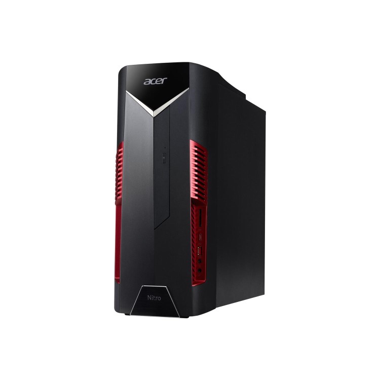 Refurbished Acer Nitro N50-600-29 Core i3-8100 4GB 16GB Intel Optane 1TB GTX 1050 Gaming Desktop PC
