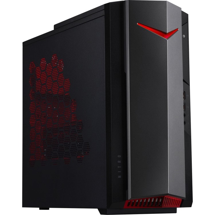 Refurbished Acer Nitro N50-610 Core i5-10400F 8GB 1TB & 256GB GTX 1660 Super Windows 11 Gaming Desktop