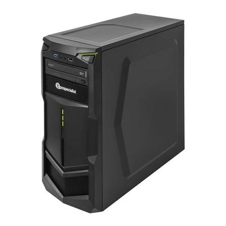 Refurbished PC SPECIALIST Vortex AMD FX-4300 8GB 1TB GeForce GTX 1050 Windows 10 Desktop PC 