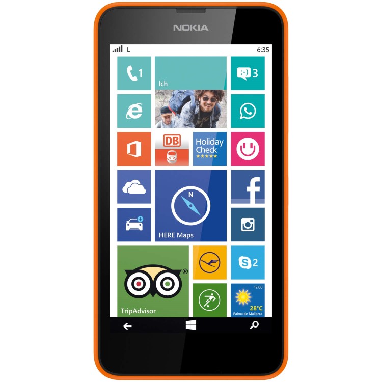 Nokia Lumia 635 Sim Free Windows 8.1 Orange Mobile Phone