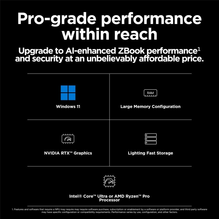 HP ZBook Power G11 Intel Core Ultra 9 185H 32GB RAM 1TB SSD NVIDIA RTX 3000 Ada 16 Inch Windows 11 Pro Laptop