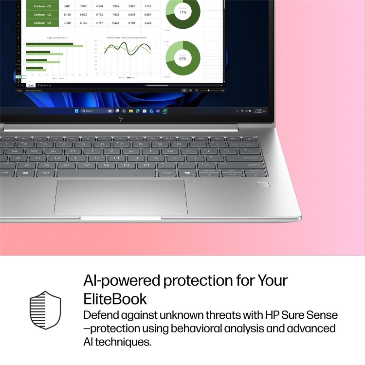 HP EliteBook 6 AI Intel Core Ultra 7 16GB RAM 512GB SSD 14 Inch Windows 11 Pro Laptop