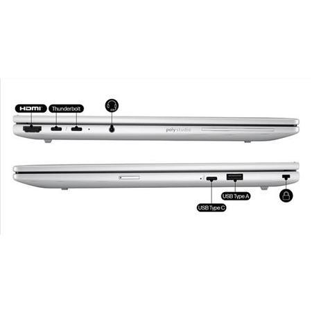 EliteBook 8 G1i 14 inch Notebook AI PC Wolf Pro Security Edition, 14", Windows 11 Pro, Intel Core™ Ultra 5, 16GB RAM, 512GB SSD, WUXGA