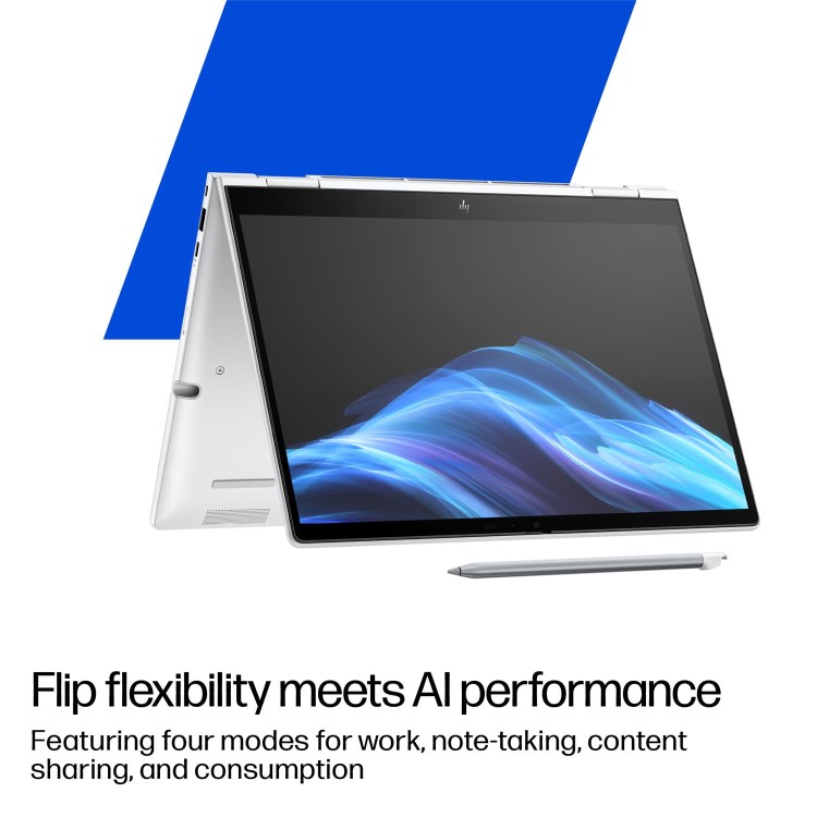 HP EliteBook 8 Flip Intel Core Ultra 7 16GB RAM 512GB SSD 13.3 Inch Touchscreen Convertible Windows 11 Pro Laptop