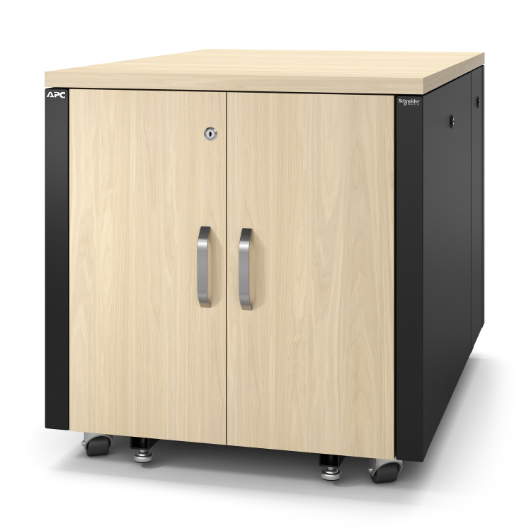 APC Rack Cabinet 12U Freestanding Rack Black Maple Colour