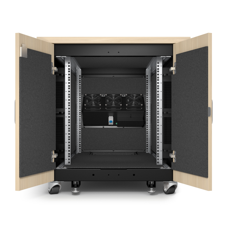 APC Rack Cabinet 12U Freestanding Rack Black Maple Colour